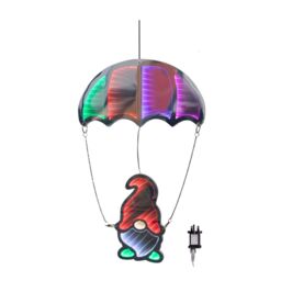 Samuel Alexander 60cm Infinity Light up Hanging Parachute Gonk Christmas Decoration with Multi-Coloured LEDs - thumbnail 8