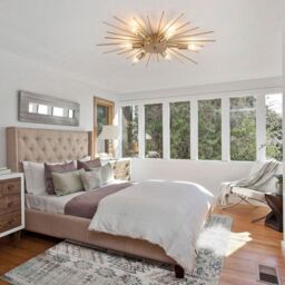 Garwarm 6 Light 60cm Dimmable Flush Mount in Gold - thumbnail 6