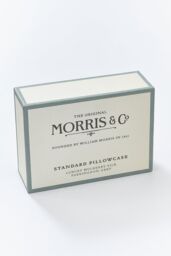 Morris & Co Silk' Standard Pillowcase in Silver - Size: Standard Pillow Case - thumbnail 3