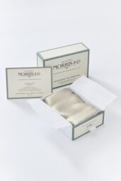 Morris & Co Silk' Standard Pillowcase in Silver - Size: Standard Pillow Case - thumbnail 2
