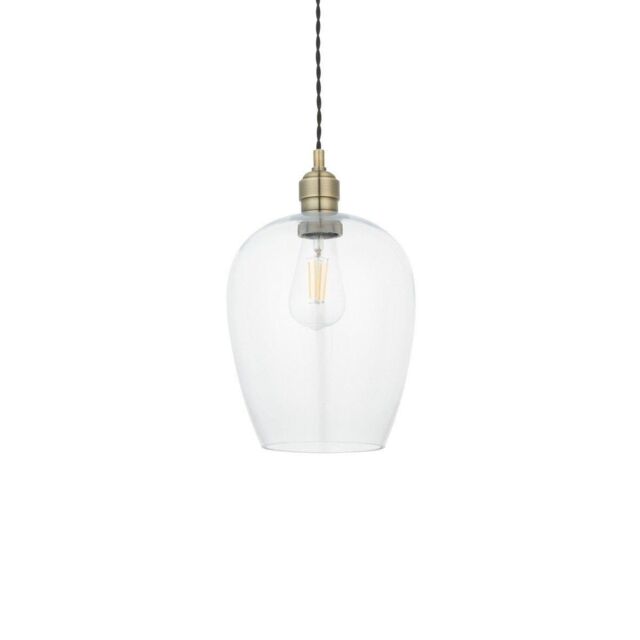 Netlighting 'LIVORNO' Dimmable Stylish Indoor Glass Single Pendant Ceiling Lamp in Yellow - image 1