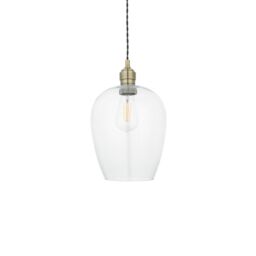Netlighting 'LIVORNO' Dimmable Stylish Indoor Glass Single Pendant Ceiling Lamp in Yellow - thumbnail 1