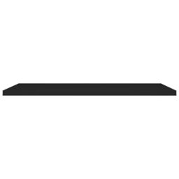 Berkfield Home Floating Wall Shelf Black 120x23.5x3.8 cm MDF - thumbnail 4