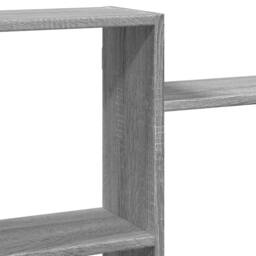 Berkfield Home Durable Wall Shelf Grey Sonoma 159x18x65 cm Engineered Wood - Size: 159 x 18 x 65 cm - thumbnail 7
