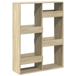 Berkfield Home Room Divider Sonoma Oak 100x33x135 cm Engineered Wood in Light Tan - Size: 100 x 33 x 135 cm