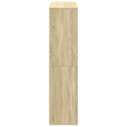 Berkfield Home Room Divider Sonoma Oak 100x33x135 cm Engineered Wood in Light Tan - Size: 100 x 33 x 135 cm - thumbnail 5