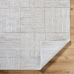 Livabliss Galey Alix Architect-Modern Black Brown Graphic High Pile Living Rug in Dark Brown - Size: 200 cm x 275 cm - thumbnail 4