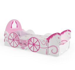 Kidsaw Princess Carriage Junior Bed in Pink
