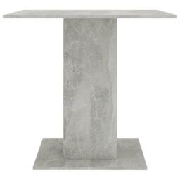 Berkfield Home Dining Table Concrete Grey 80x80x75 cm Engineered Wood - Size: 80 x 80 x 75 cm - thumbnail 4