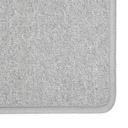Berkfield Home Elegant Carpet Runner Light Grey 80x400 cm - Size: 100 cm diameter - thumbnail 1