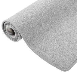 Berkfield Home Elegant Carpet Runner Light Grey 80x400 cm - Size: 100 cm diameter - thumbnail 3
