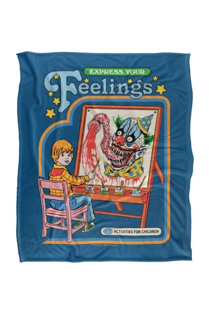 Steven Rhodes Express Your Feelings Silky Super Soft Throw Blanket - Size: Large - image 1
