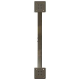 Berkfield Home Coffee Table Legs X-Shaped 2 pcs Natural Steel 70x(30-31) cm Steel in Brown - thumbnail 7