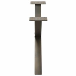 Berkfield Home Coffee Table Legs X-Shaped 2 pcs Natural Steel 70x(30-31) cm Steel in Brown - thumbnail 6