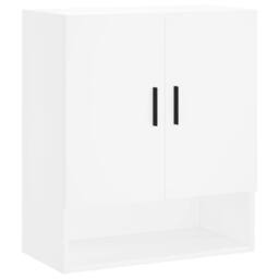 Berkfield Home Wall Cabinet White 60x31x70 cm Engineered Wood - Size: 60 x 31 x 70 cm - thumbnail 3