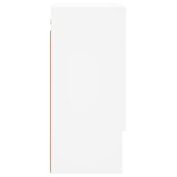 Berkfield Home Wall Cabinet White 60x31x70 cm Engineered Wood - Size: 60 x 31 x 70 cm - thumbnail 7