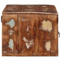 Berkfield Home Wall-mounted TV Cabinet 100x32x25 cm Solid Wood Reclaimed in Brown - Size: 100 x 32 x 25 cm - thumbnail 1