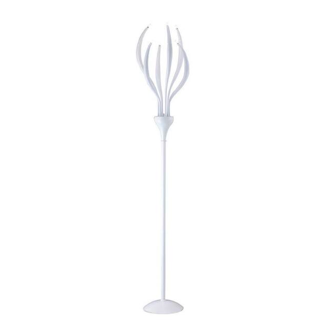 Netlighting Llamas Floor Lamp 6 Light G4 Gloss White NOT LEDCFL Compatible - image 1