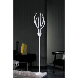 Netlighting Llamas Floor Lamp 6 Light G4 Gloss White NOT LEDCFL Compatible - thumbnail 2