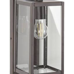 Wyld and Coco Outdoor Wall Light Black Iron Glass 33cm Motion Sensor Retro Design - thumbnail 2