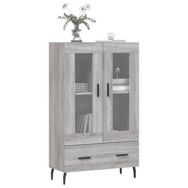 Berkfield Home Highboard Grey Sonoma 69.5x31x115 cm Engineered Wood - image 1