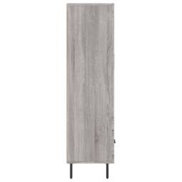 Berkfield Home Highboard Grey Sonoma 69.5x31x115 cm Engineered Wood - thumbnail 7