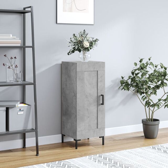 Berkfield Home Sideboard Concrete Grey 34.5x34x90 cm Engineered Wood - image 1