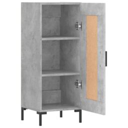 Berkfield Home Sideboard Concrete Grey 34.5x34x90 cm Engineered Wood - thumbnail 6