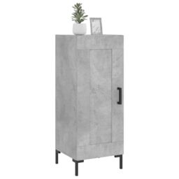 Berkfield Home Sideboard Concrete Grey 34.5x34x90 cm Engineered Wood - thumbnail 3
