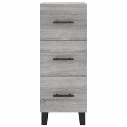 Berkfield Home Sideboard Grey Sonoma 34.5x34x90 cm Engineered Wood - thumbnail 6