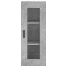 Berkfield Home Highboard Concrete Grey 34.5x34x180 cm Engineered Wood - thumbnail 6