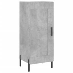 Berkfield Home Highboard Concrete Grey 34.5x34x180 cm Engineered Wood - thumbnail 7