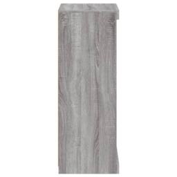 Berkfield Home Sideboard with LED Lights Grey Sonoma 41x37x100 cm - Size: 41 x 37 x 100 cm - thumbnail 7