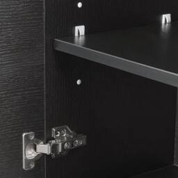 Wyld and Coco Black Wall Bathroom Cabinet 88 x 40 x 35 cm - thumbnail 6