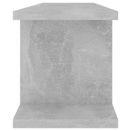Berkfield Home Wall Shelves 2 pcs Concrete Grey 75x18x20 cm Engineered Wood - Size: 75 x 18 x 20 cm - thumbnail 6
