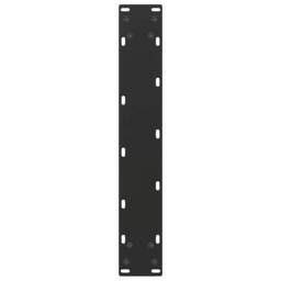 Berkfield Home Coffee Table Legs U-Shaped 2 pcs Black 40x(90-91) cm Steel - thumbnail 7
