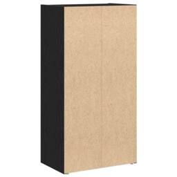 Berkfield Home Bookcase Black Oak 40x24x77 cm Engineered Wood - Size: 40 x 24 x 77 cm - thumbnail 7