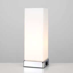 ValueLights Lazio Silver Table LampTouch On/Off - thumbnail 3