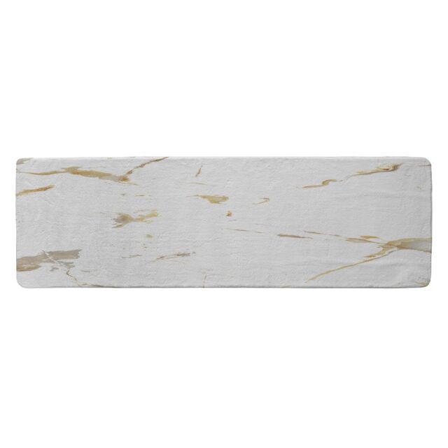 Benjamin Tate Design Gold Marble Runner Rug in Natural - Size: 67 cm x 230 cm - image 1