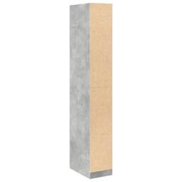 Berkfield Home Wardrobe Concrete Grey 30x50x200 cm Engineered Wood - Size: 30 x 50 x 200 cm - thumbnail 6