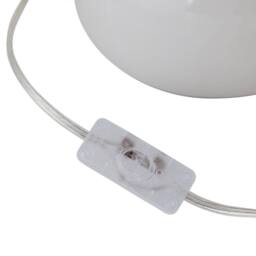 First Choice Lighting Tuscan - White Ceramic Lamp with Sage Green Fern Shade - thumbnail 2