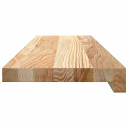 Berkfield Home Window Sills 2 pcs¬†Untreated 80x20x2 cm Solid Wood Oak in Brown - Size: Medium - thumbnail 5