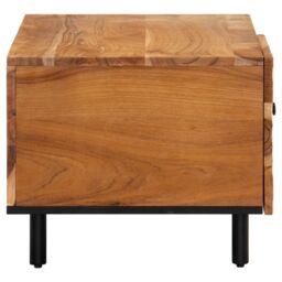 Berkfield Home Coffee Table 80x50x40 cm Solid Wood Acacia in Brown - Size: 80 x 50 x 40 cm - thumbnail 6