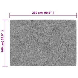 Berkfield Home Rug Washable 160x230 cm Black & Gold Anti Slip - Size: 100 cm diameter - thumbnail 8