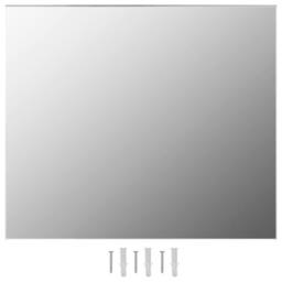 Berkfield Home Frameless Mirror 80x60 cm Glass in Silver - thumbnail 2