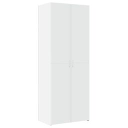 Berkfield Home Storage Cabinet White 70x42.5x225 cm Engineered Wood - thumbnail 6