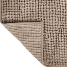 Allure Bath Fashions Chenille Bobble Bath Mat 50 x 80cm - Super Soft Microfibre & Non-Slip in Brown - Size: 50 x 80 cm - thumbnail 4