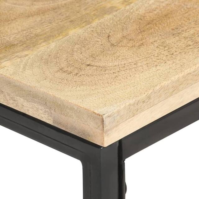 Berkfield Home Side Table 40x40x35 cm Solid Mango Wood in Brown - Size: 40 x 40 x 35 cm - image 1