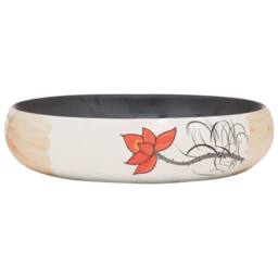 Berkfield Home Countertop Basin Multicolour Oval 59x40x15 cm Ceramic - Size: 59 x 40 x 15 cm - thumbnail 3