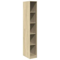 Berkfield Home Wardrobe Sonoma Oak 30x50x200 cm Engineered Wood in Natural - Size: 30 x 50 x 200 cm - thumbnail 2